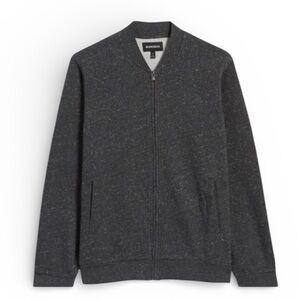 Bonobos Big & Tall Jacket Fleece Full Zip Slim Fit XXL NWT Heather Gray